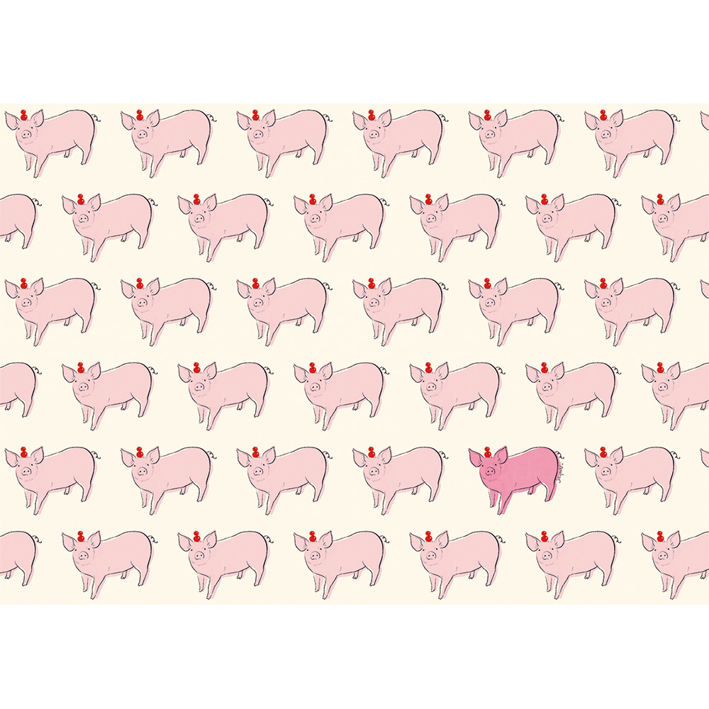 Lovely pig NO.2 (Art Print)