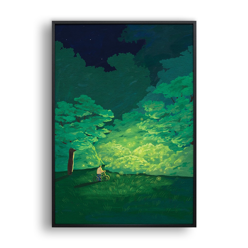 반딧불이숲(Art Print)