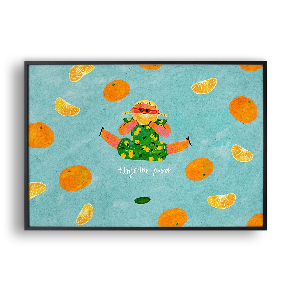 Tangerine power (Art Print)