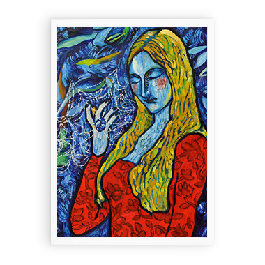 Alice In Blue (Art Print)