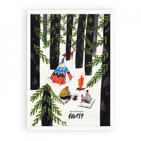숲 (Art Print)