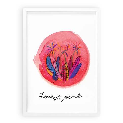 PINK FOREST (Art Print)