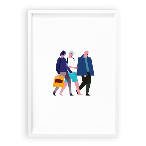 Walking (Art Print)