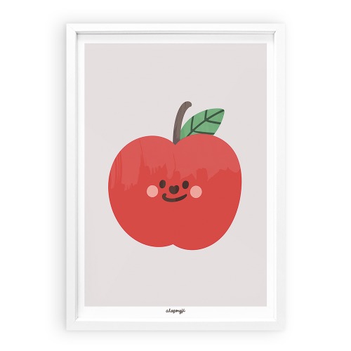 알로해피유-애플e (Art Print)