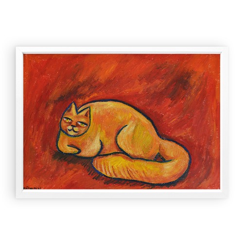 Orange cat(Art Print)