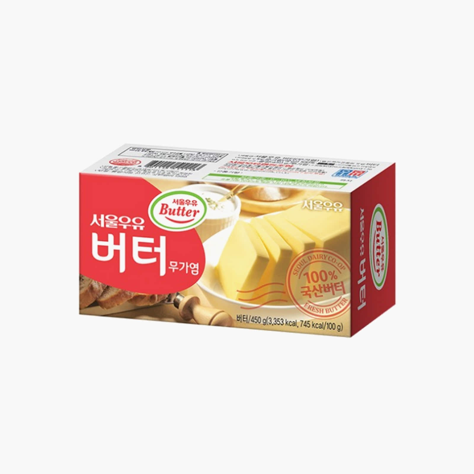 농협 라이블리 LYVLY, [농협 라이블리] 서울우유 국산버터 100% 450g