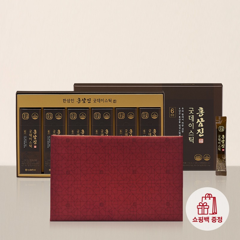 농협 라이블리 LYVLY, [선물포장] 한삼인 굿데이스틱(60포) 1세트 + 쇼핑백 동봉