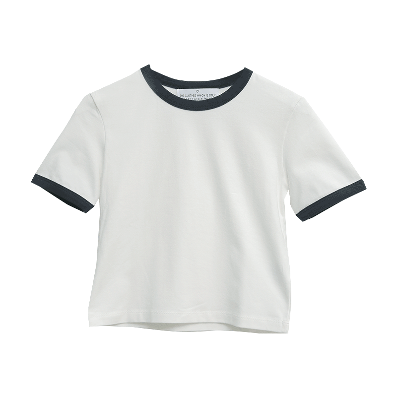 Cropped Ringer T-Shirt