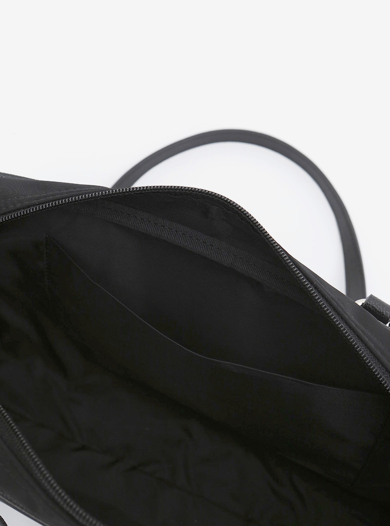 Zippered Top Barrel Shoulder Bag