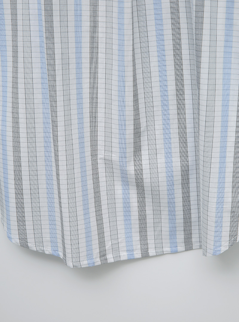 Striped Button-Down Shirt