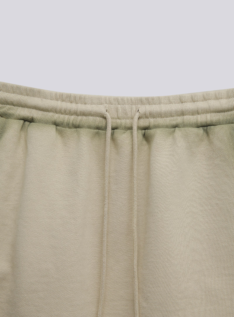 Drawstring Waist Cotton Mini Skirt