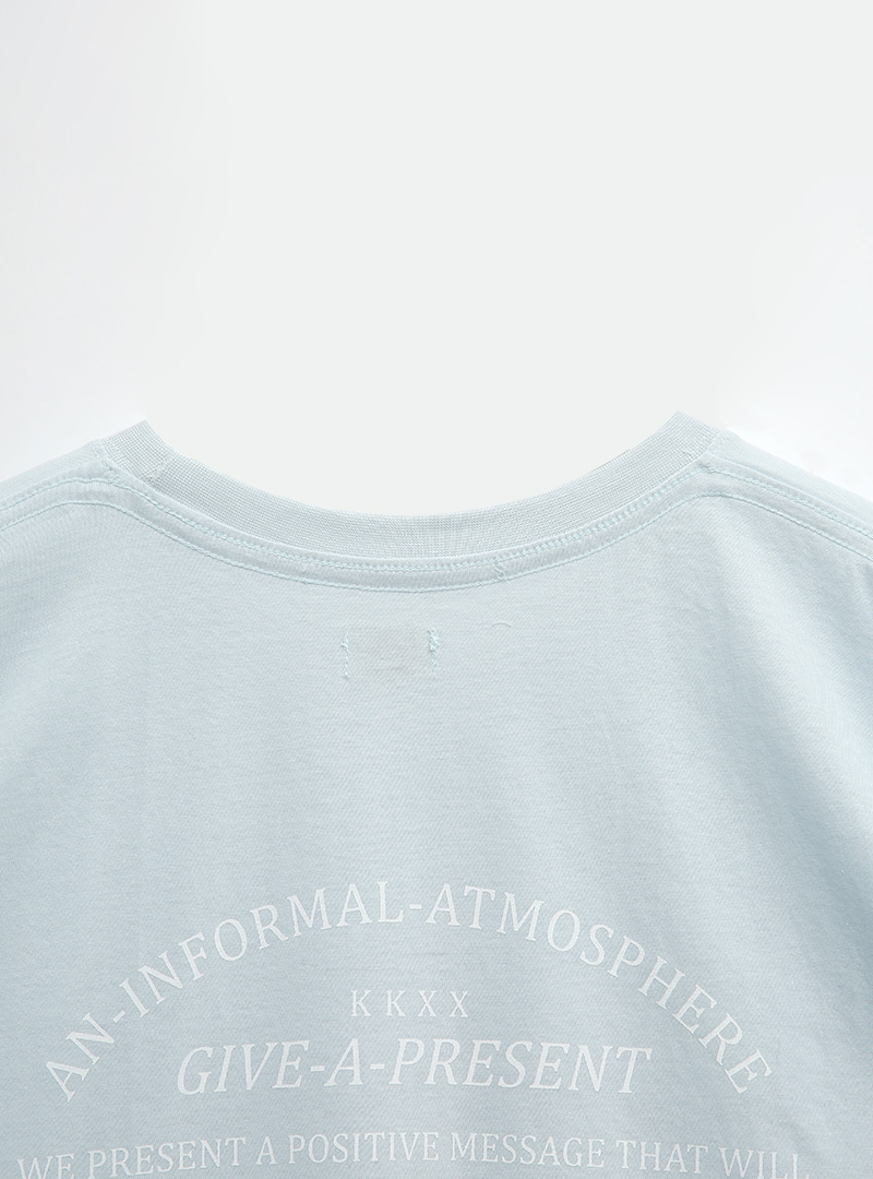 [KKXX] Back Text Print Boxy T-Shirt