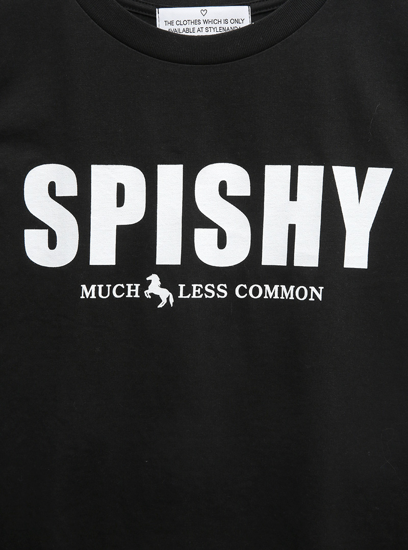 SPISHY印花短袖T恤