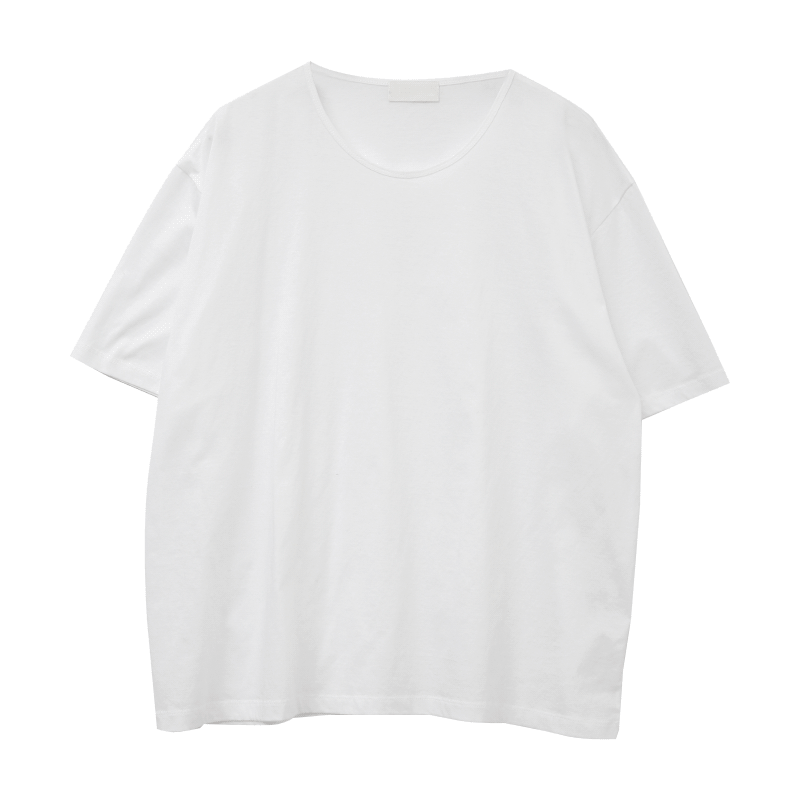 Half Sleeve Solid Tone Boxy T-Shirt
