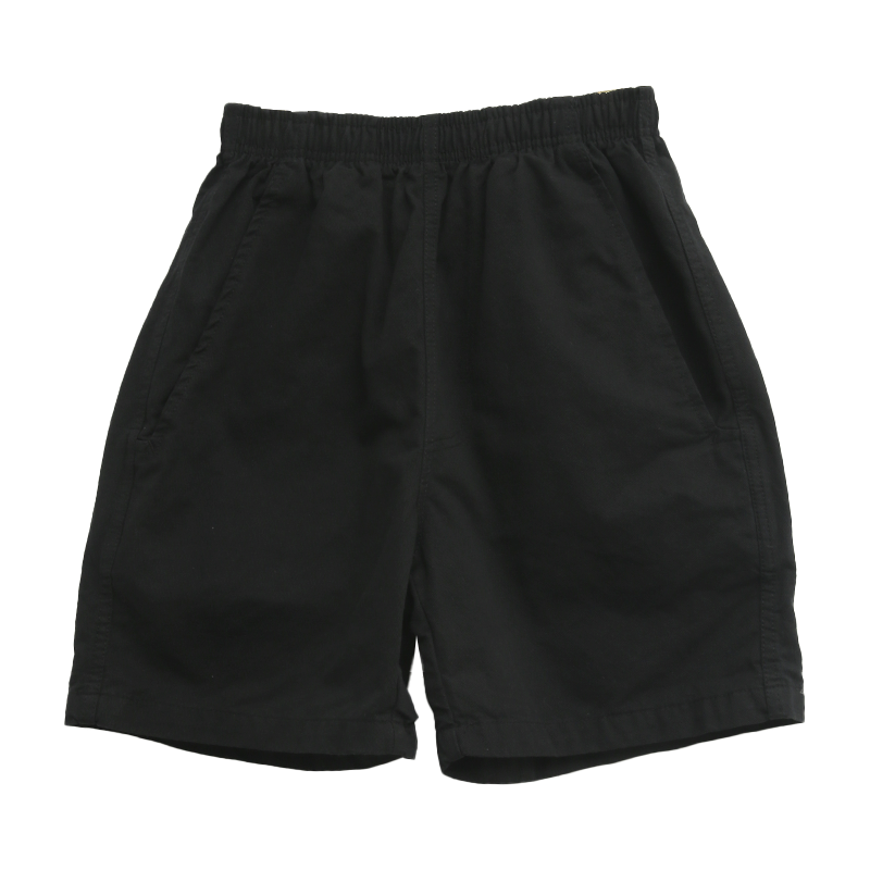 Mini Patch Accent Elastic Waist Shorts