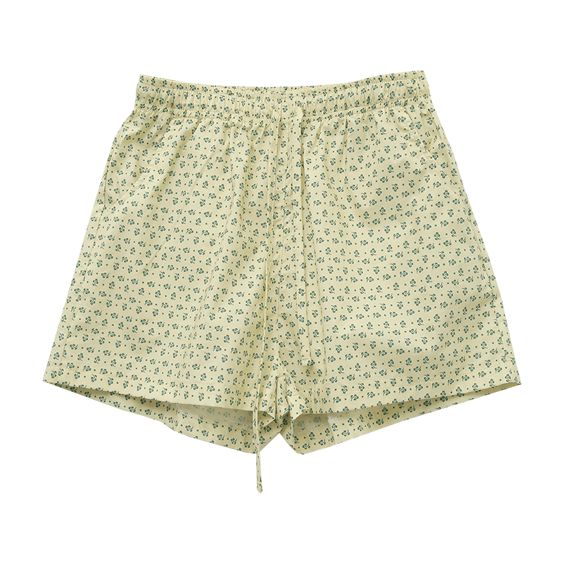 Floral Print Pull-On Shorts