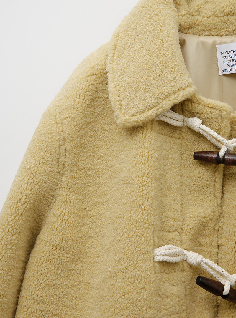 Sherpa Fleece Duffle Coat