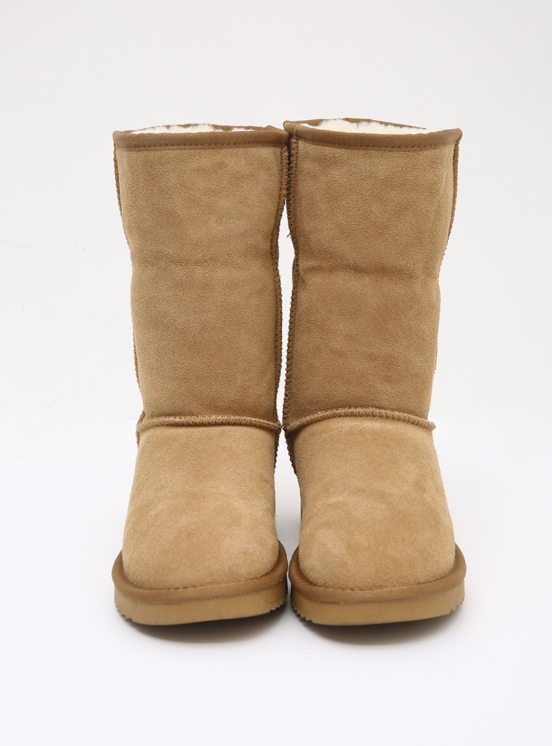 Round Toe Suede Winter Boots