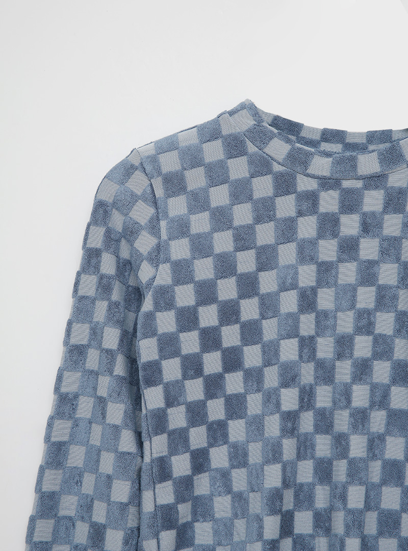 Checkered Crop T-Shirt