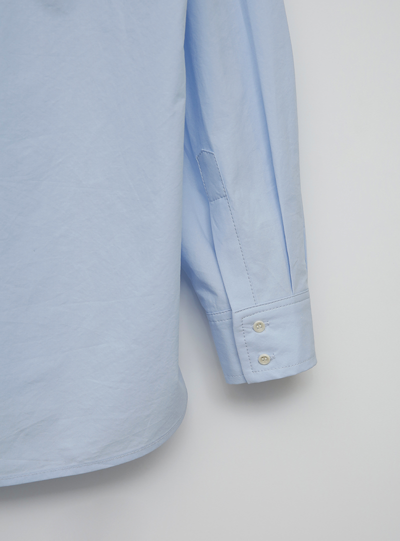 Solid Tone Basic Button-Up Shirt