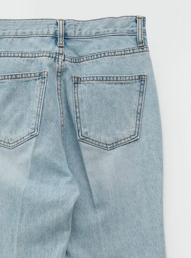 Bootcut Faded Wash Jeans