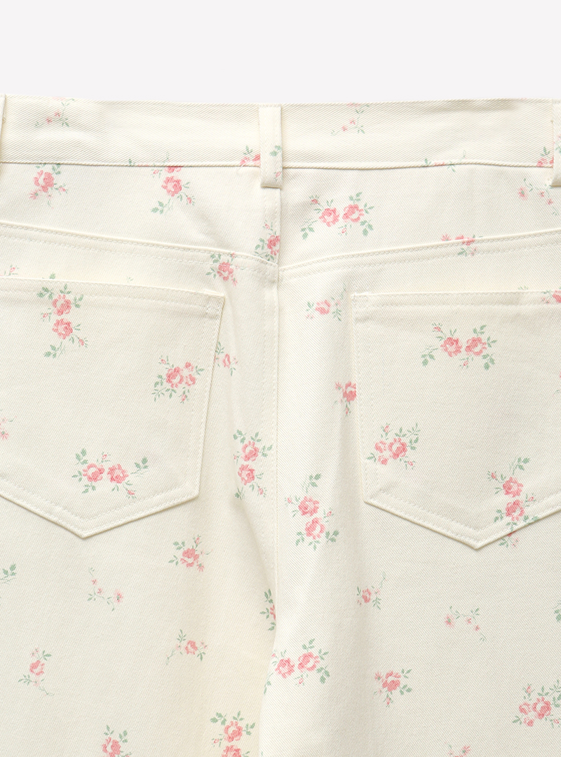 Floral Print Long Pants