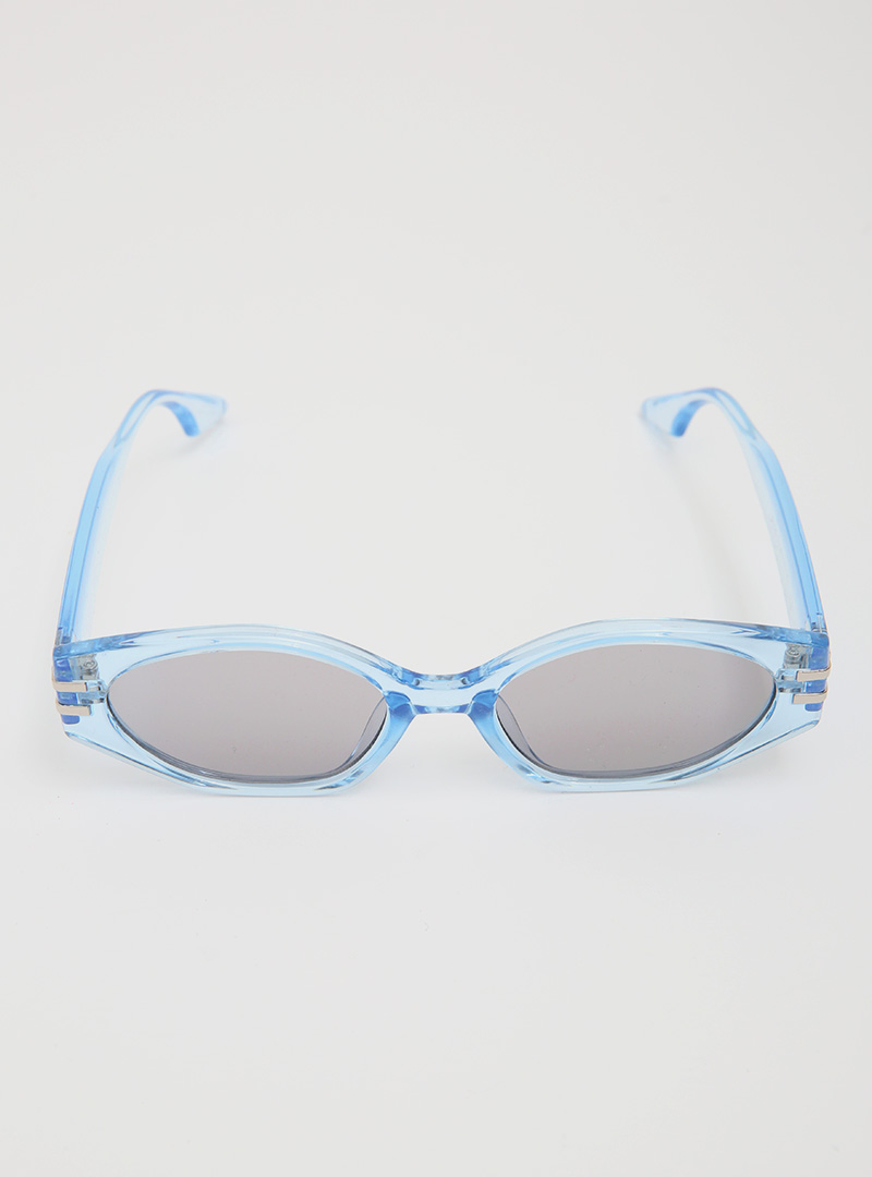 Chunky Frame Oval Shape Sunglasses