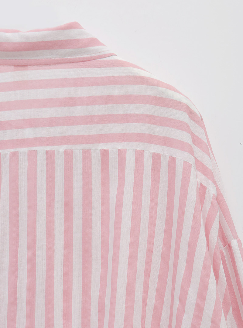 Candy Stripe Loose Fit Shirt