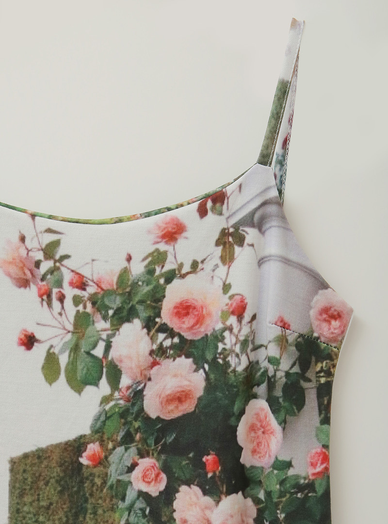 Graphic Floral Print Mini Dress