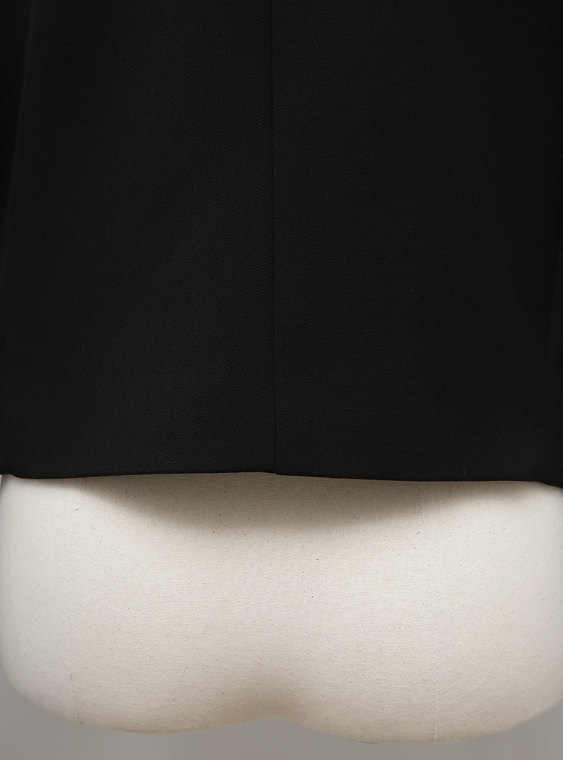 [BIG SALE] 블랙포켓배색 싱글쇼트자켓