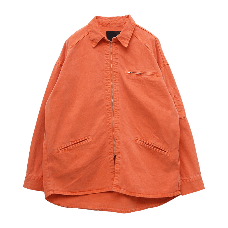 Zip-Front Shirt Jacket