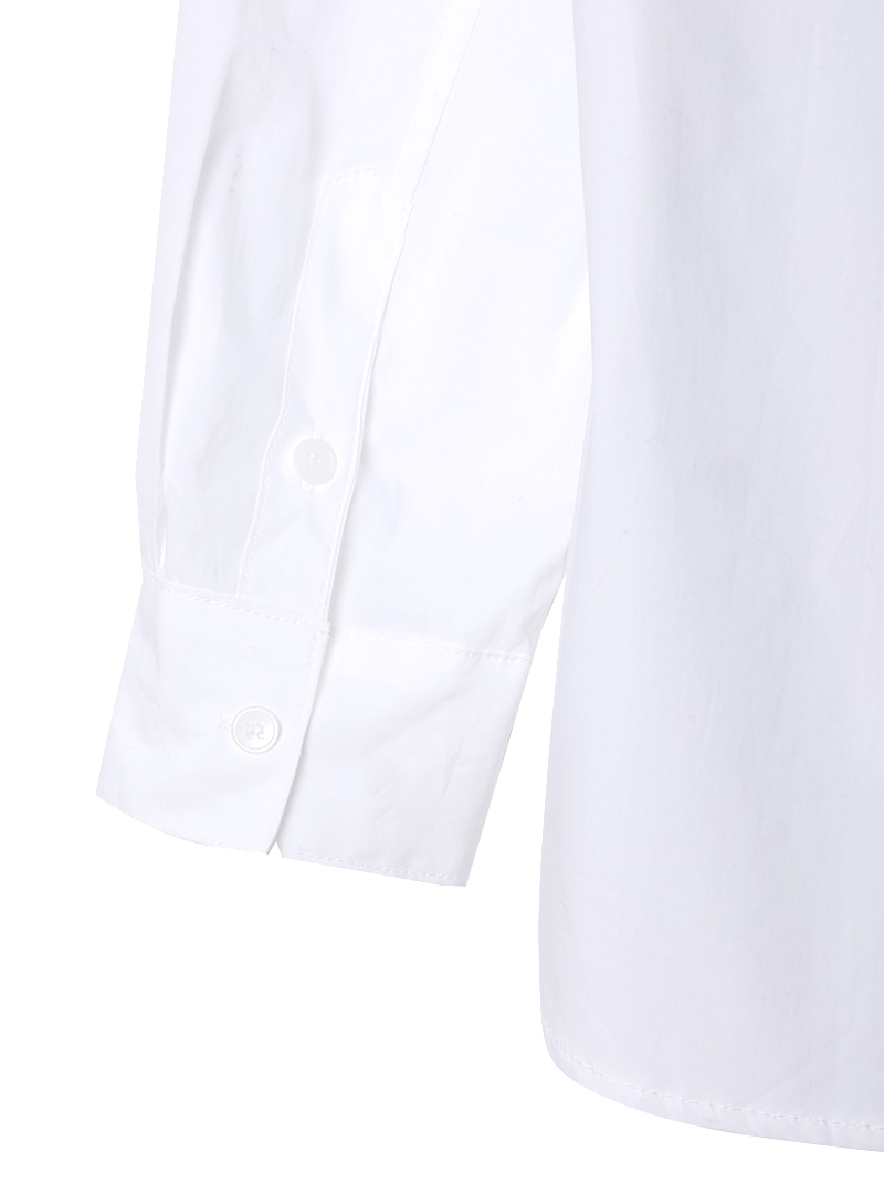 Chest Pocket Button-Up Basic Shirt
