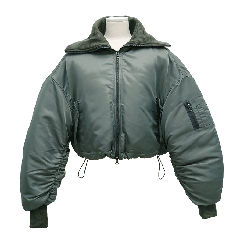 High Neck Padded Bomber JacketThe delivery starts from Dec.14th along with your purchase order!!