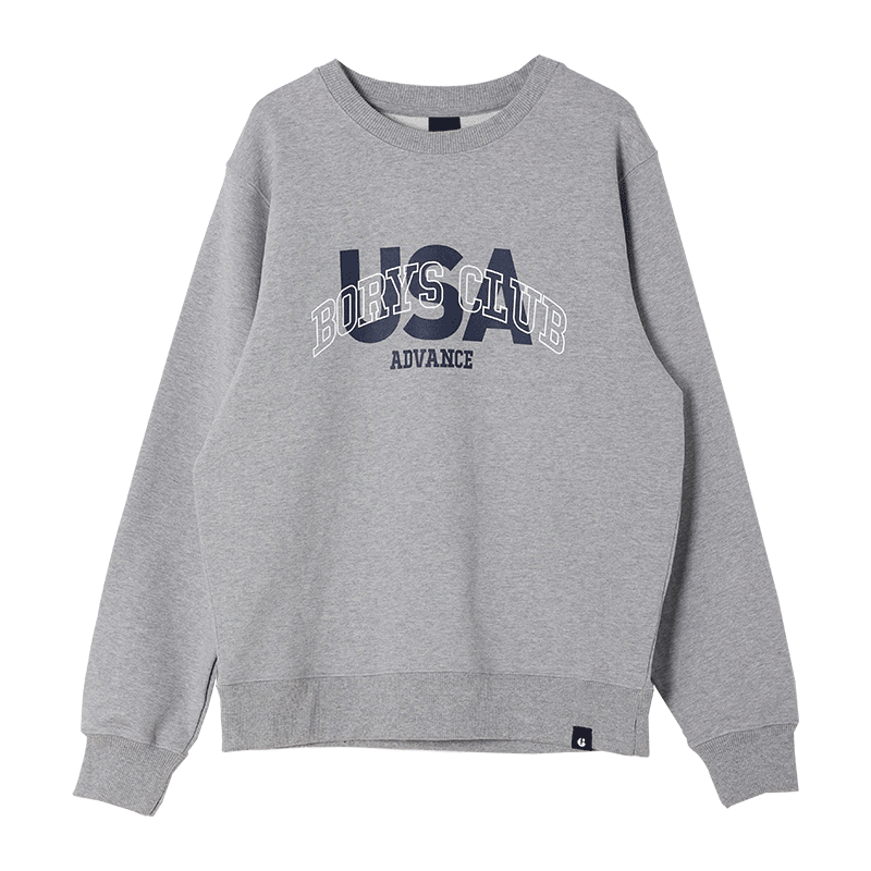 USA Lettering Print Sweatshirt
