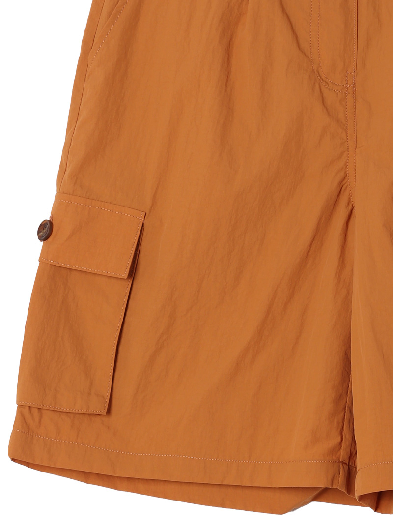 Buttoned Pocket Cargo Shorts