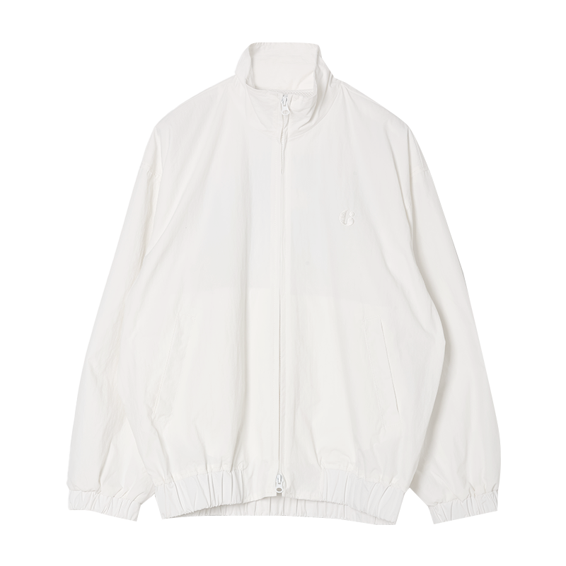 SIMPLICITY Print Stand Collar Jacket