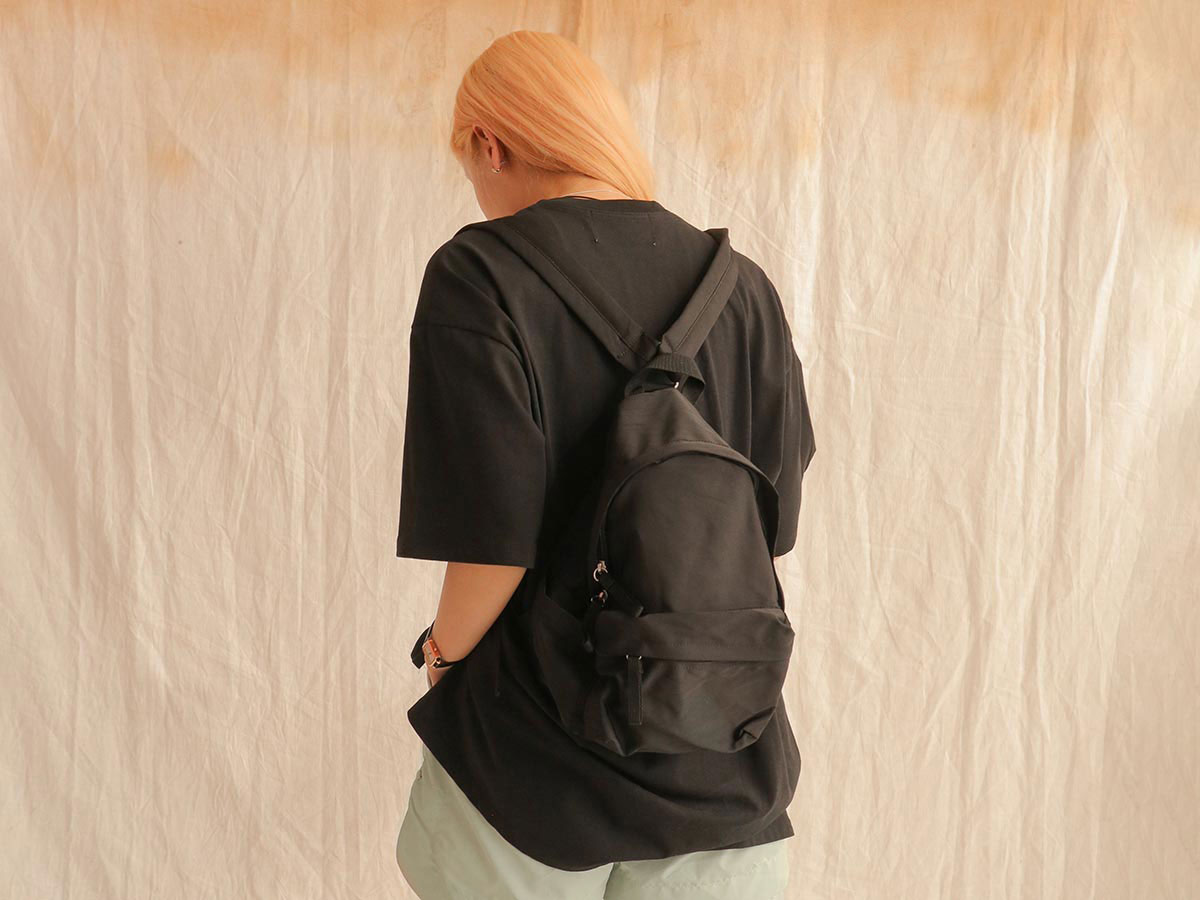 Solid Tone Zip Around Backpack