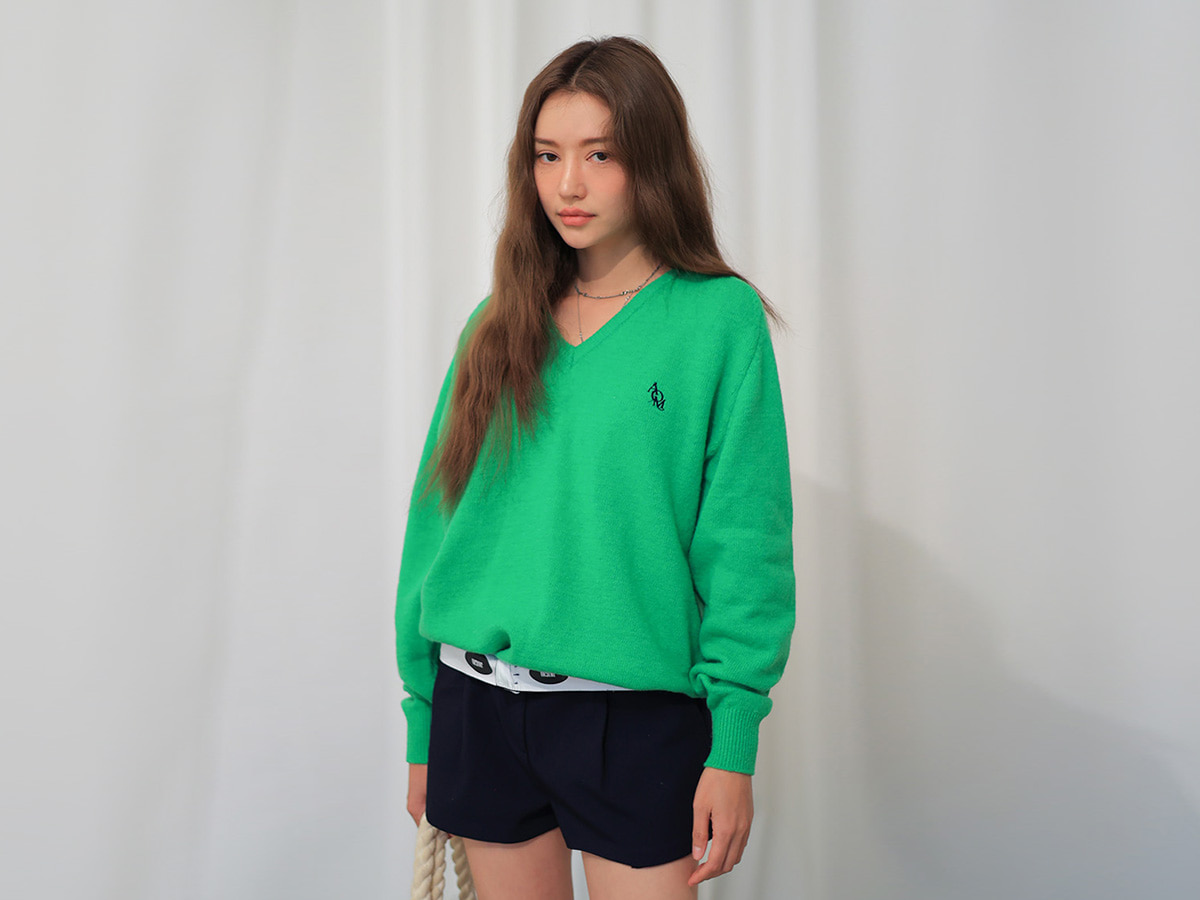 Embroidered Boxy Knit Top