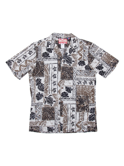 하와이안셔츠_ 102C.120 Hawaii Shirts [Taupe]