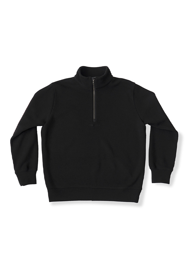 탭루덴스_ Half Zip Sweater [Black]