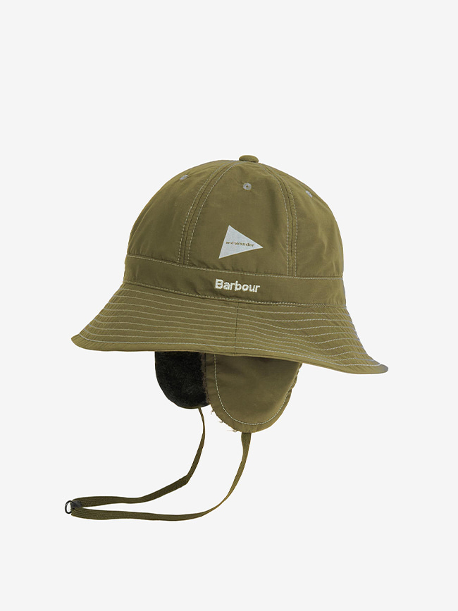 [OFFLINE ONLY] 바버_ Barbour x and wander Bucket Hat [Khaki]