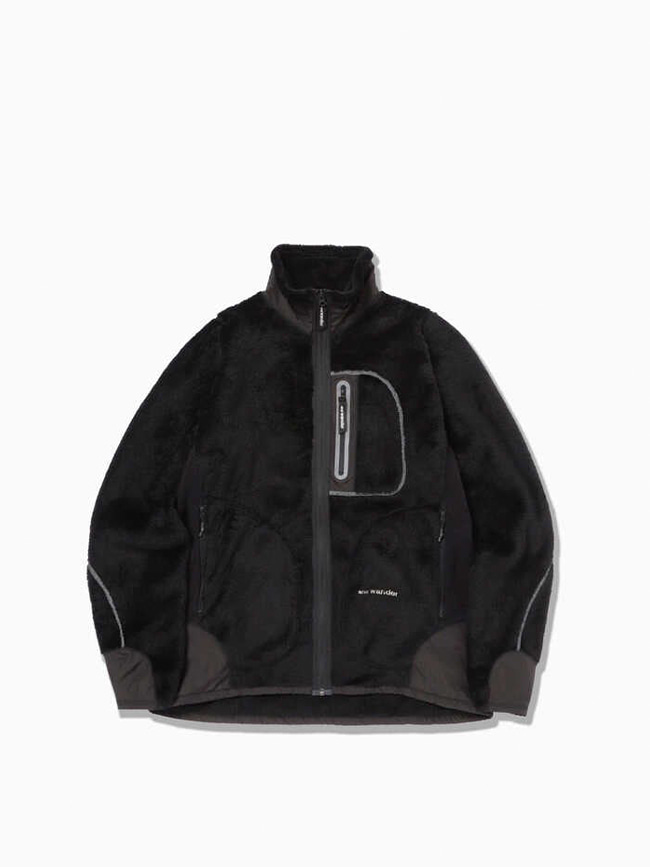 앤드원더_ High Loft Fleece Jacket [Black]