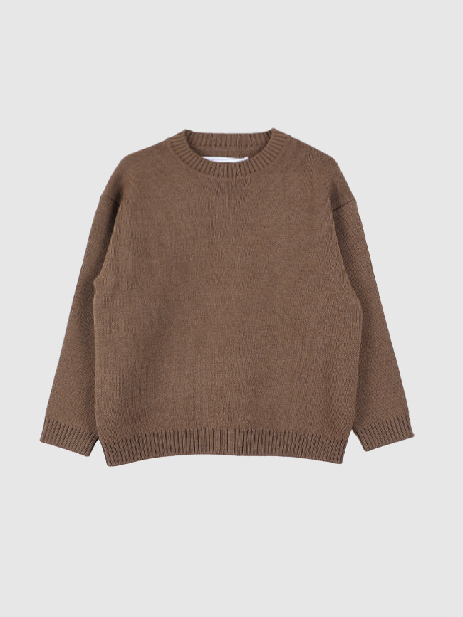 이이엘_ Nordic Sweater Classic [Brown]