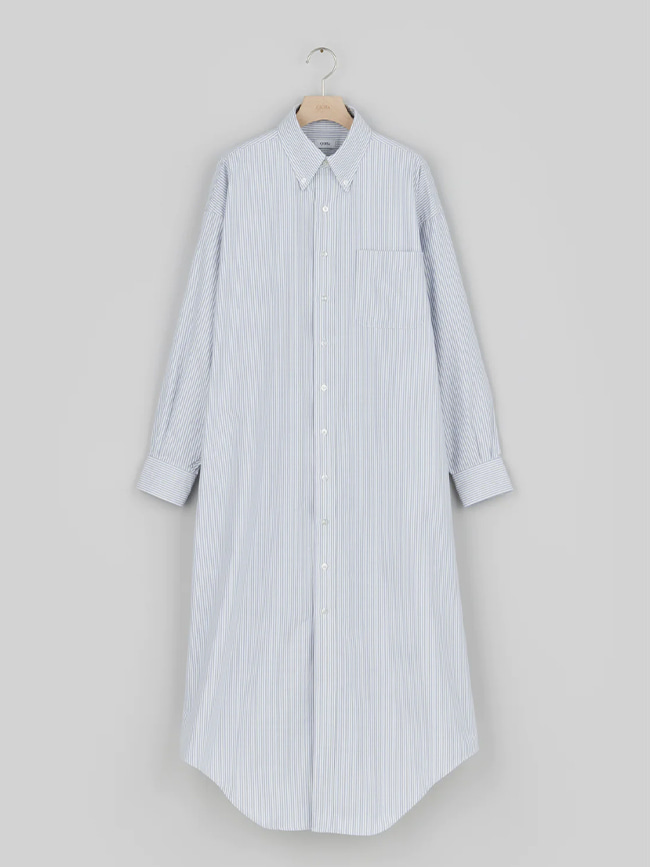 시오타_ Oxford B.D Shirt Dress [Stripe]