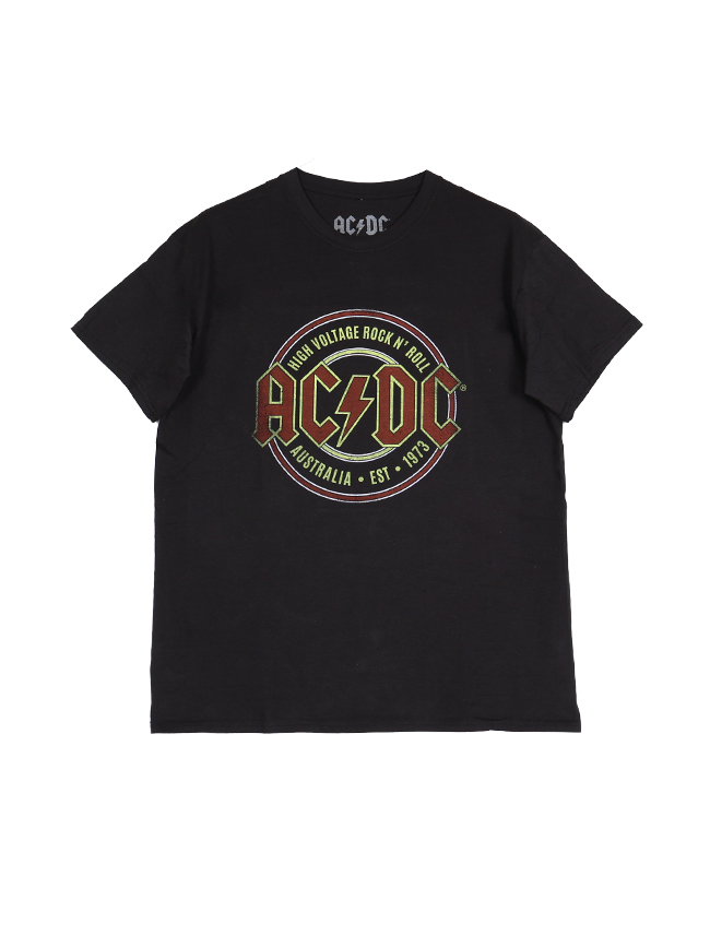 블리치아트_ ACDC Est. 1973 T-Shirt [BLACK]
