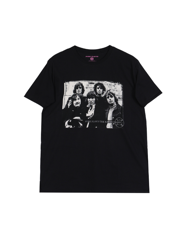 블리치아트_ Pink Floyd The Early Years 5 Piece T-Shirt [BLACK]