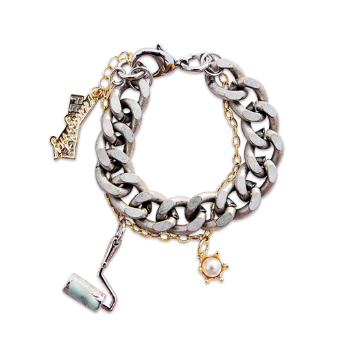 피버리쉬주얼리Paint Charm Chain Bracelet-OR