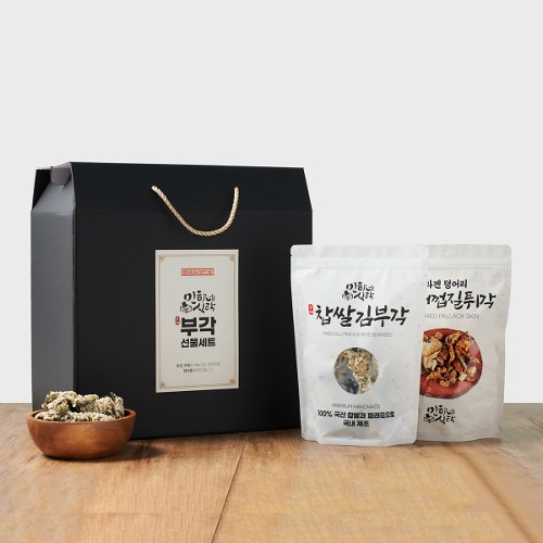 [무료배송] 바삭의 경지를 넘은 김부각/부각+튀각 혼합 9팩구성 - 핵이득마켓