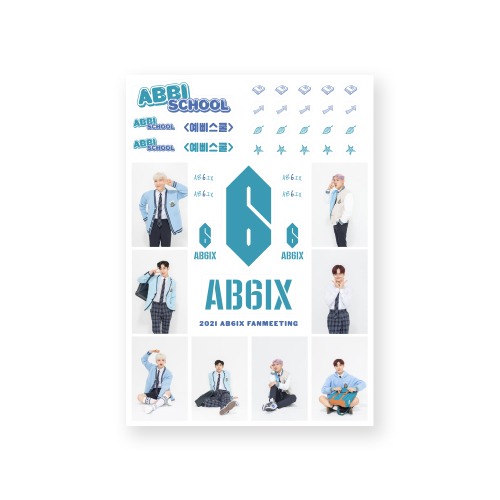 AB6IX - ABBI SCHOOL STICKER &amp; PHOTO SET