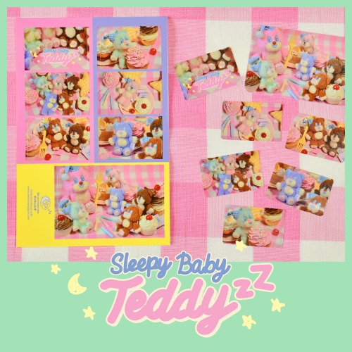 [Sleepy World] Baby TeddyzZ Photo Sticker / 슬리피테디